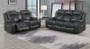 U3120 Power Reclining Sofa in Gray by Global w/Options