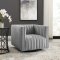 Conjure Sofa in Light Gray Fabric by Modway w/Options