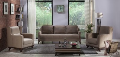 Harper Bari Vizon Sofa Bed in Fabric w/Optioins