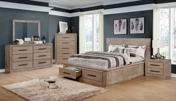 Oakes Bedroom CM7047NT Weathered Natural Tone w/Options [FABS-CM7047NT-Oakes]