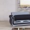 Luxmark Sofa Bed in Gray & Black Fabric by Casamode w/Options