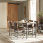 Rooks 5Pc Counter Ht Dining Set 192588 in Elm by Coaster