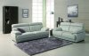 Bravo Sofa & Loveseat in Grey Leather w/Options