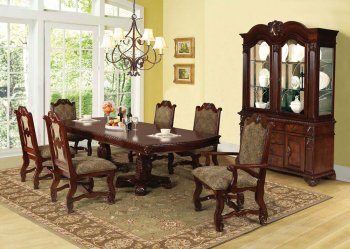 60125 Amaryllis Dining Table in Cherry by Acme w/Options [AMDS-60125 Amaryllis]