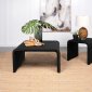 Cahya Coffee Table 708518 in Black by Coaster w/Options