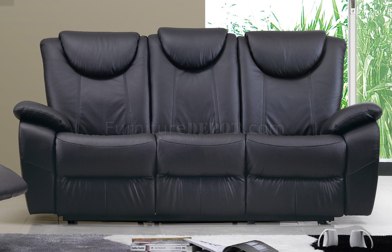 leather seats living room