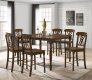 Dylan Counter Height Dining 5Pc Set DN00622 in Walnut by Acme