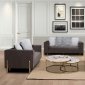 Madison Sofa & Loveseat Set in Gray Velvet w/Options