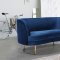 Vivian Sofa 694 in Navy Velvet Fabric by Meridian w/Options