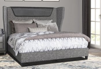 2191 Bed in Gray by Global Furniture USA [GFB-2191 Gray]