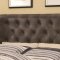 304249 Upholstered Bed by Coaster w/Button Tufting