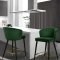 Cassie Counter Stool 793 Set of 2 Green Velvet Fabric - Meridian