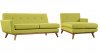 Engage Sectional Sofa in Wheatgrass Fabric by Modway