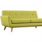 Engage Sectional Sofa in Wheatgrass Fabric by Modway