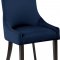 Demi Dining Chair 723 Set of 2 Navy Velvet Fabric by Meridian