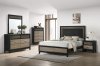 Valencia Bedroom Set 5Pc 223041 in Light Brown & Black by Coaste