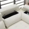 F6976 Sectional Sofa in Espresso Bonded Leather by Boss