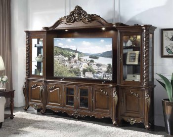 Devayne Entertainment Center LV01366 in Dark Walnut by Acme [AMWU-LV01366 Devayne]