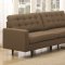 Kesson Sofa & Loveseat Set in Brown 505377 by Coaster w/Options