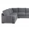 Gunner Sectional Sofa in Slate Fabric by Klaussner