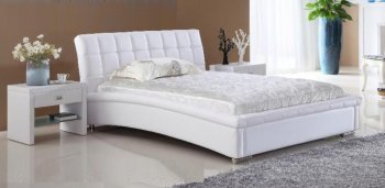 Alessia Bedroom White by American Eagle w/Optional Nightstands [AEBS-Alessia-NS002 White]