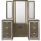 Skylar Bedroom 25320 in Dark Champagne by Acme