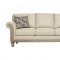 3400 Sofa by Serta Hughes in Two Step Almond Fabric w/Options