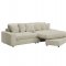 Blaine Sectional Sofa 509899 in Sand Corduroy by Coaster