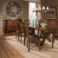 Vasquez 2504-96 Dining Table by Homelegance - Warm Oak w/Options