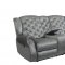 Grace Power Motion Sofa in Pewter by Global w/Options