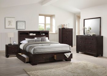 Madison II Bedroom 19560 5PC Set in Espresso by Acme w/Options [AMBS-19560-Madison II]