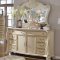 Monaco Bedroom in Antique Style White w/Optional Case Goods