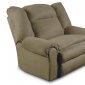 Sage Padded Micro Suede Traditional Recliner