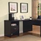 Dark Wenge Matte Finish Contemporary Office Desk