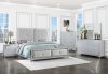 LaRue Bedroom Set 5Pc 224491 in Silver by Coaster w/Options