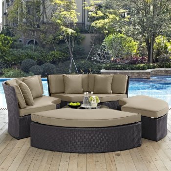 Convene Outdoor Patio Daybed EEI-2171 Choice of Color - Modway [MWOUT-EEI-2171-Convene]