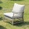 Jacquelyn Outdoor Patio CM-OS1832 4Pc Set in Light Gray Fabric