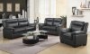 Arabella Sofa & Loveseat Set 506591 - Grey Leatherette - Coaster