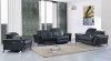 2619 Power Reclining Sofa in Dark Grey Leather by ESF w/Options