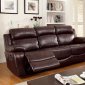 Hughes Reclining Sofa CM6312 in Brown Leather Match w/Options