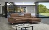 A973b Sectional Sofa in Caramel Premium Leather by J&M