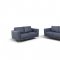 Astonic Sofa LV00212 in Blue Leather by Mi Piace w/Options