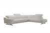 Benson Sectional Sofa 31696 in White Leatherette by VIG