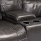 Alden Power Motion Sofa & Loveseat - Dark Grey Leather