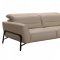 Evora Sofa & 2 Chairs Set in Taupe Leather by VIG