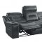 Darwan Recliner Sofa 9999DG in Dark Gray by Homelegance