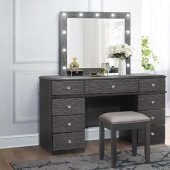 Addison Vanity Set in Metallic Grey by Global