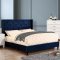 Anabelle 5Pc Bedroom Set CM7677NV in Navy Fabric w/Options