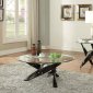 Hagelin Coffee Table in Black & Chrome 84530 by Acme w/Options