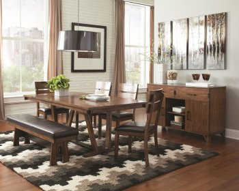 Avalon 105011 Dining Table by Coaster w/Optional Items [CRDS-105011 Avalon]